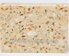milky white modified acrylic solid surface in travertine or any similar quartz material