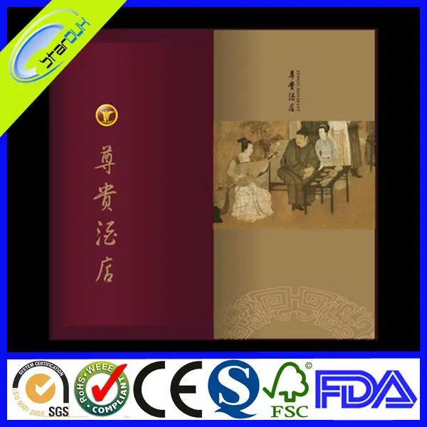 restaurant menu cards