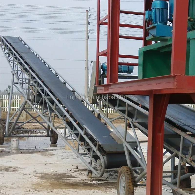Carbon steel mobile belt conveyors for bulk materials