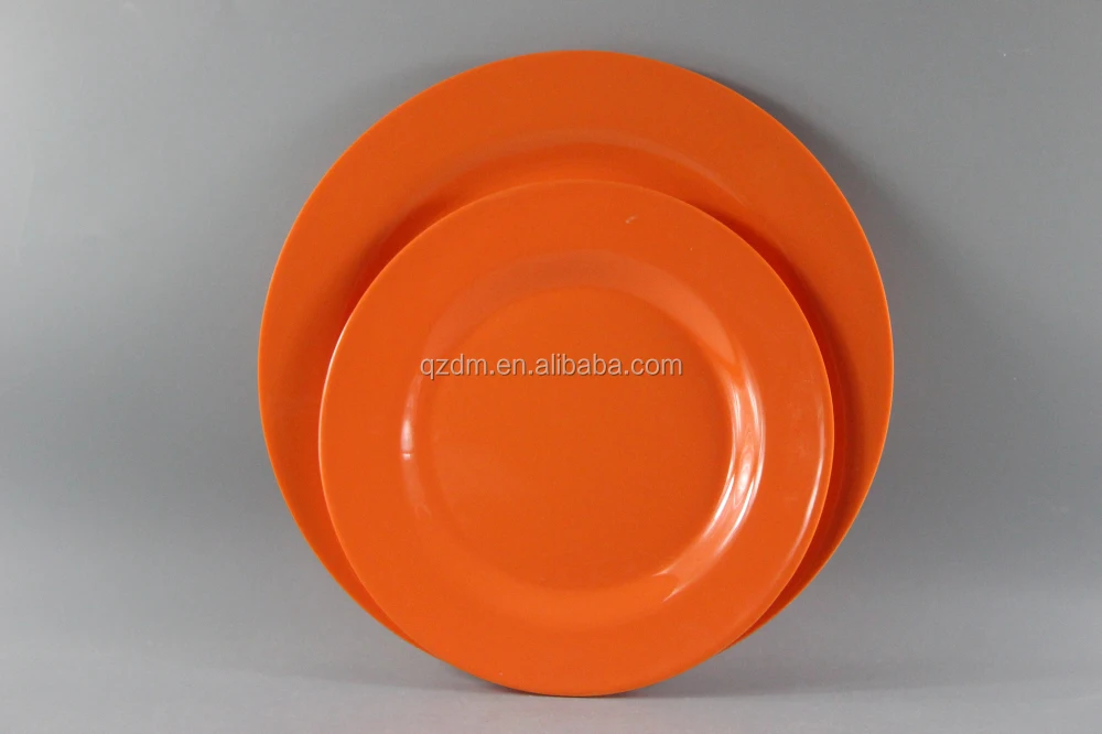 Solid Melamine Plate Set/Plastic Picnic Plate Set