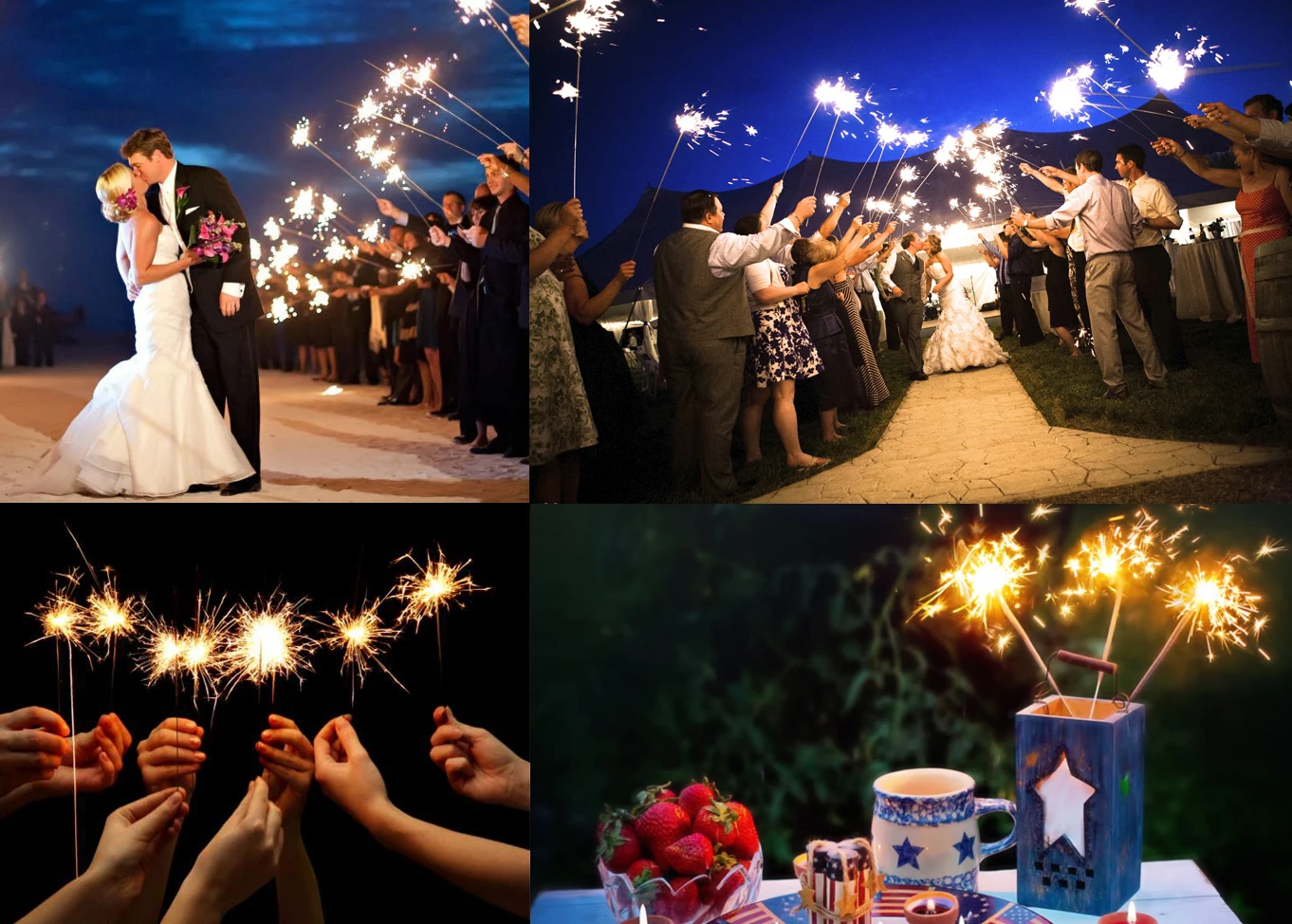 032包装10/100/107 "金色烟花批发手持新奇冷光闪耀烟花舞台形状数字