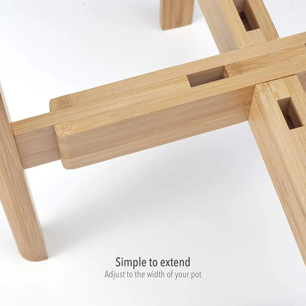 Expandable Bamboo Plant Stand Bamboo Plant Stand Indoor For Plants And