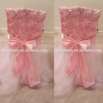 pink chair covers