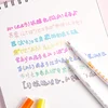 silver rainbow doubl side highlighter pen marker yiwu colors,glitter permanent color fluorescent marker pen,glitter floating pen