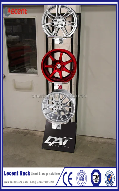 Portable Floor Standing Alloy Wheel Rim Display Stand With High Quality Portable Floor Standing Alloy Wheel Rim Display Stand With High Quality