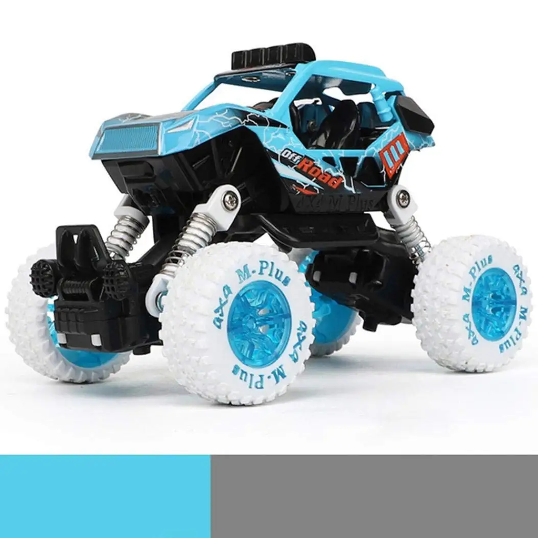 Ikevan 1xChildren Inertial Off-Road Vehicle Car Model Pull Back Toys Car Boys Gift (C)