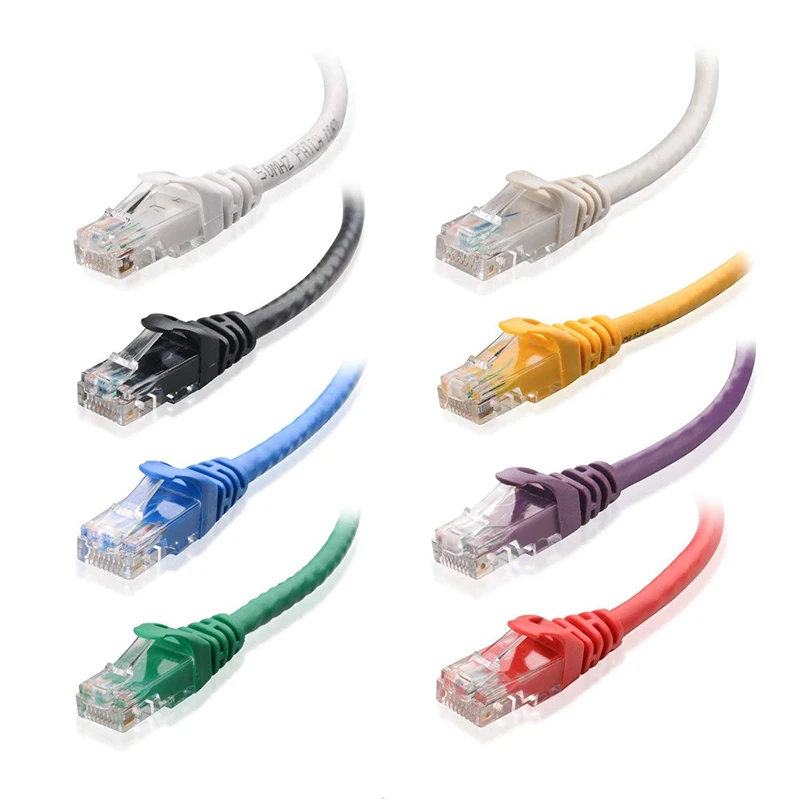 RJ45 Ethernet Cat5e Network Cable LAN Patch Lead Wholesale 0.25m Up To 50m WHITE 