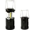 Helpful outdoor tools folding led cob camping lantern with battery power