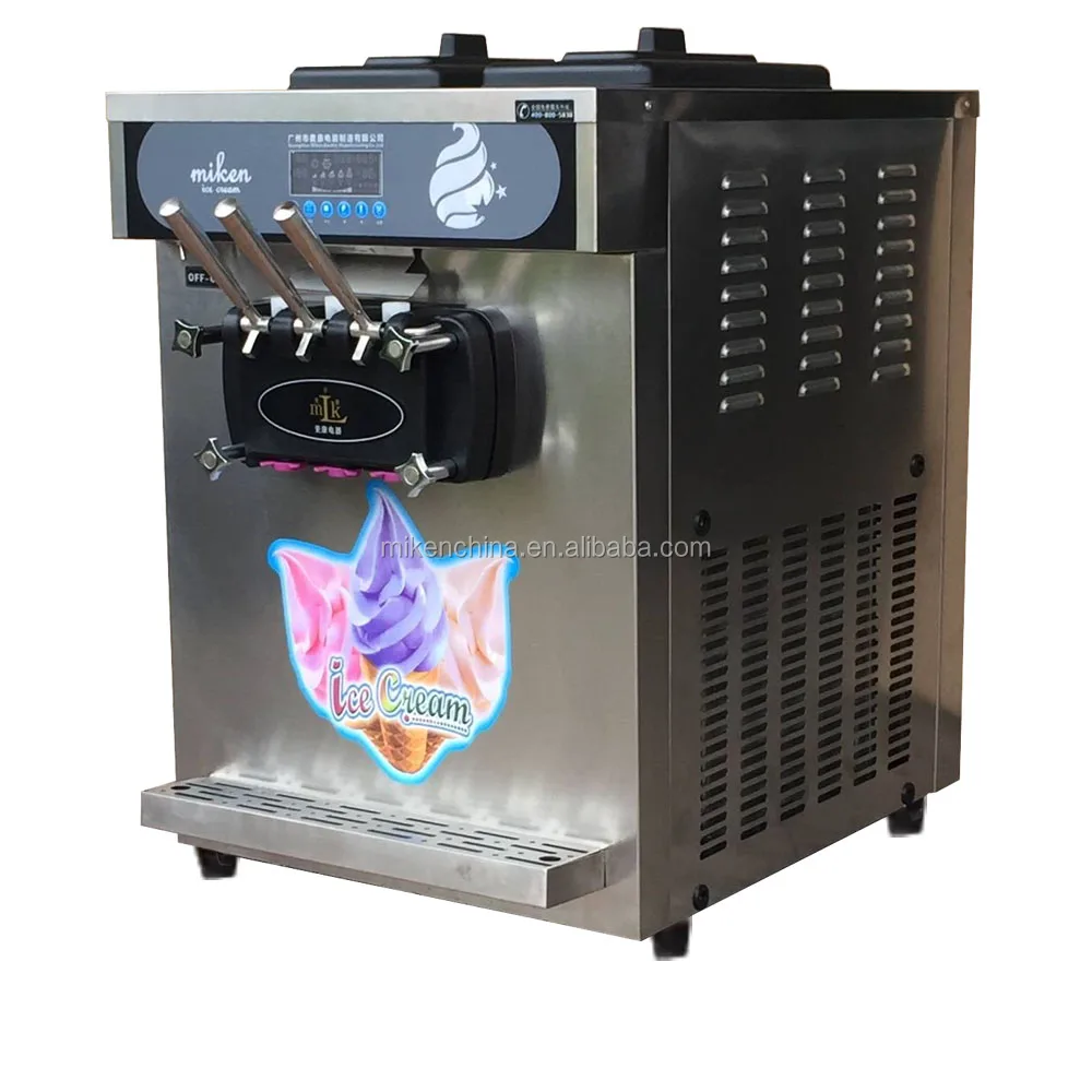 Cheap Commercial Used Soft Serve Ice Cream Machine For Sale Table