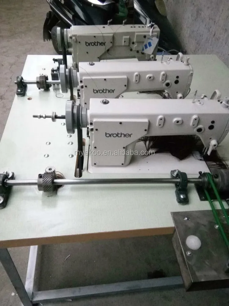 Fully Automatic Brother Three Head Hair Weaving Sewing Machine