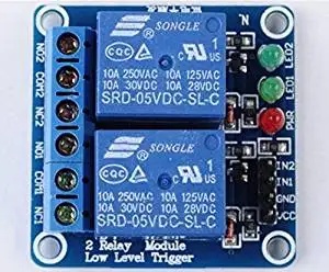 5V 2-Channel Relay Module Low Level Triger Relay shield for Arduino Raspberry pi