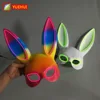 Night Club Accessories Sound Active Led Bunny Rabbit Mask Music Festival Neon Rabbit Masks Make Up Carnaval Props