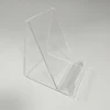 mobile accessories clear single desktop acrylic phone holder display stand
