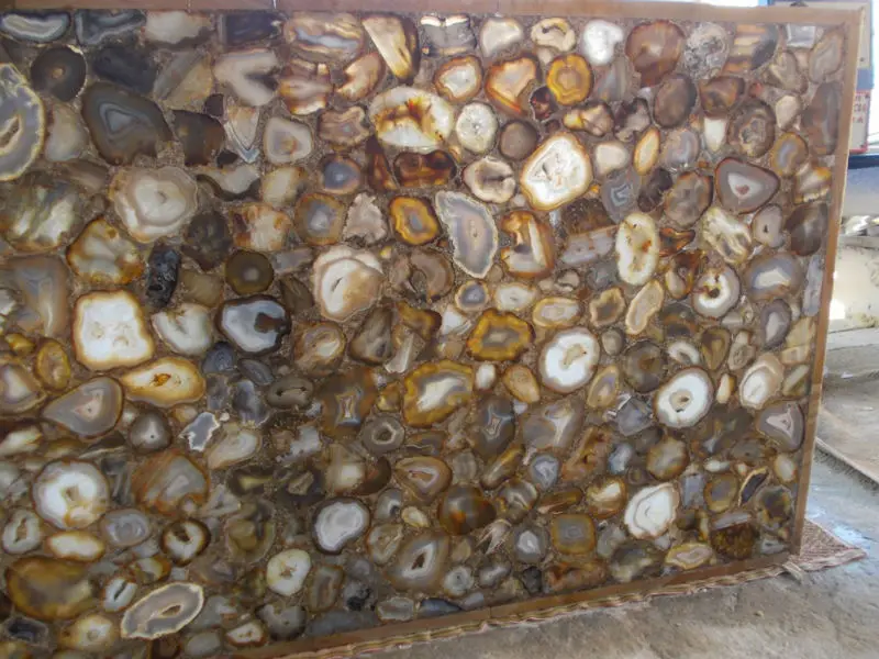 Semiprecious Stone Slab Agate Gemstone Semiprecious Stone Slab