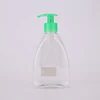 420ml Oval Flat Green Lotion Pump Plastic Bottle Supplier Malaysia