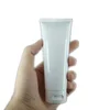 10ml 15ml 30ml 50ml 100ml 200ml Cheap Custom PE plastic white cosmetic soft tube Hot stamping clear tubes for facial cleanser