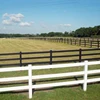 Cheap PVC Three Rail Horse Racing Post Rail Fence