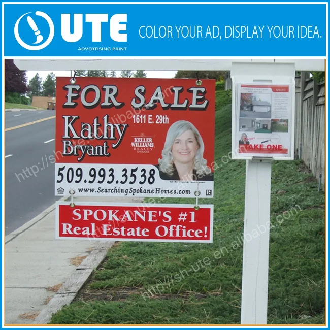 Outdoor Digital Print Roadside Advertising Real Estate Frame Digital Print Roadside Advertising