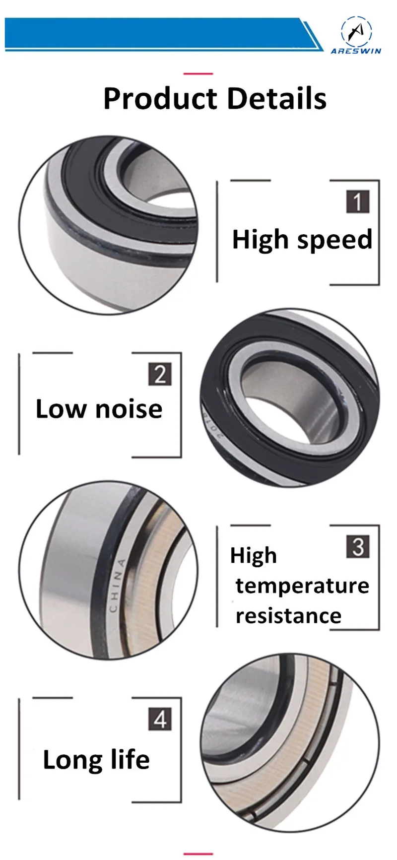 Low Noise Fan Ball Bearing Oem Price List 6201 6202 6203 6204 6205rs Ball Bearing For Ceiling Fan Parts Buy Fan Bearing