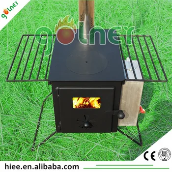 Small Camping Tent Stove Cooking Freestanding Wood Burning Stove