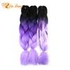 2019 New Wholesale Jumbo Braid , Ombre Synthetic Braiding Hair One Piece Synthetic Jumbo Braids