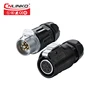 Cnlinko 7pin ip67 Waterproof yellow PBT shell quick disconnect and plug connector With quick lock