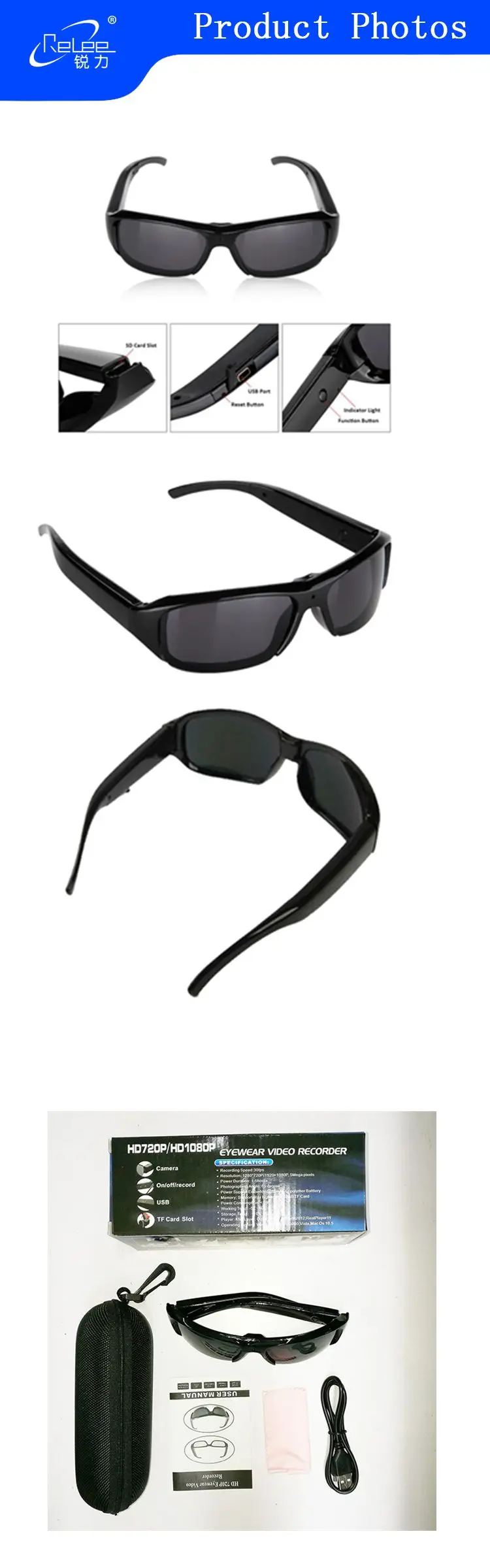 720p Hd Camera Eyewear User Manual Sun Glasses Digital Dvr Video