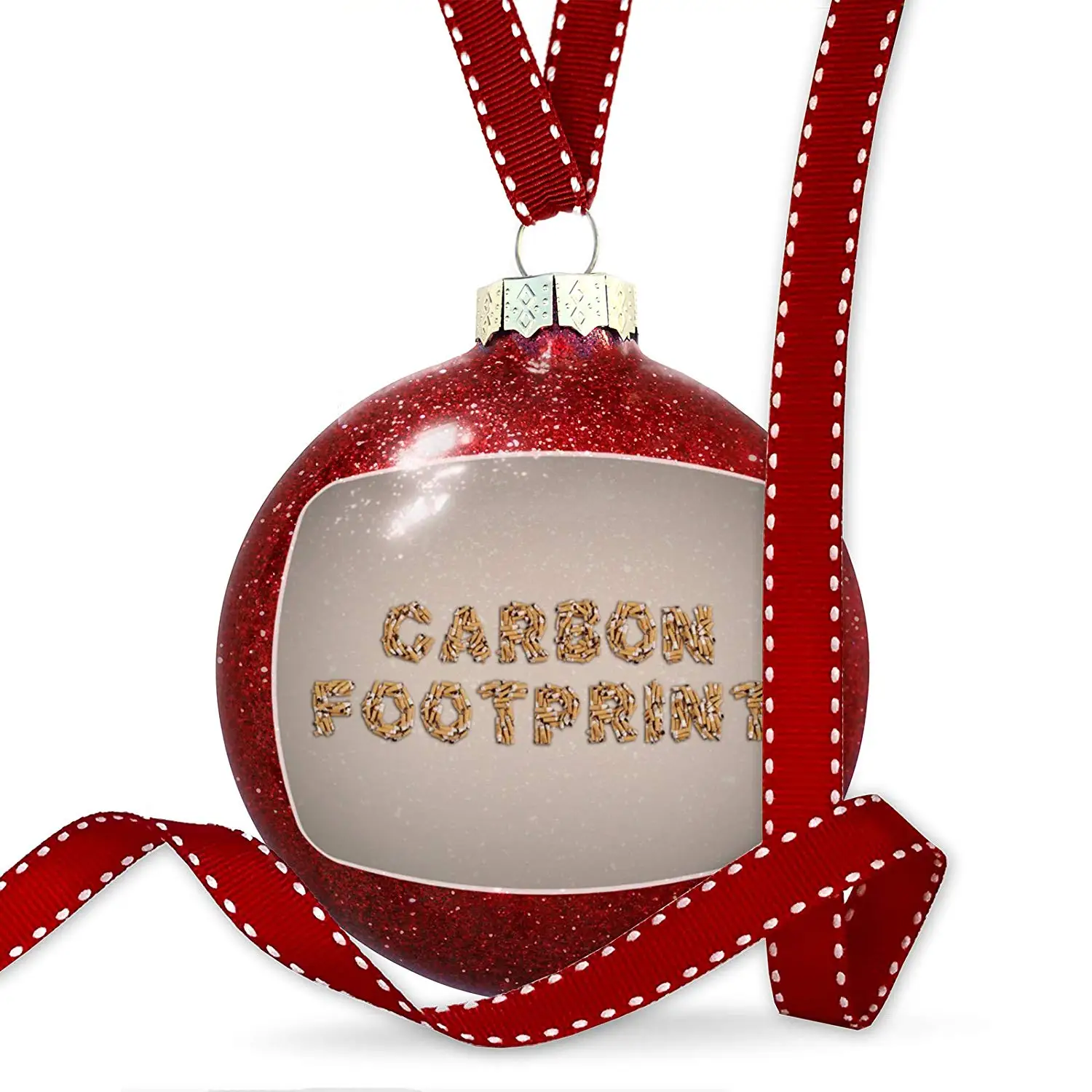 Christmas Decoration Carbon Footprint Smoking Cigarettes Ornament