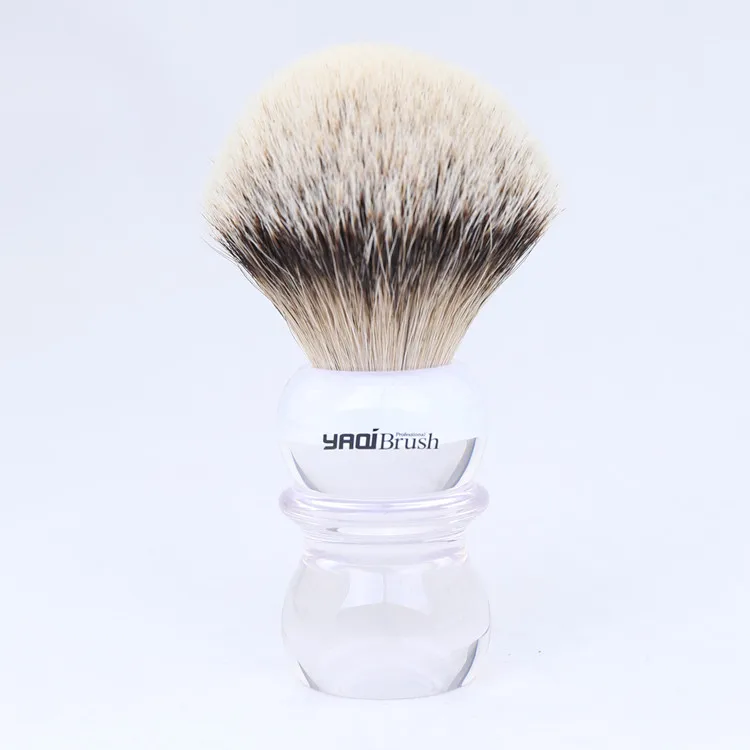Yaqi High End Silvertip Badger Acrylic Shaving Brush For Men Custom