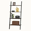 Wholesale Furniture Manufacturers Small Leaning Ladder Shelf Metal Frame Table Bookshelf