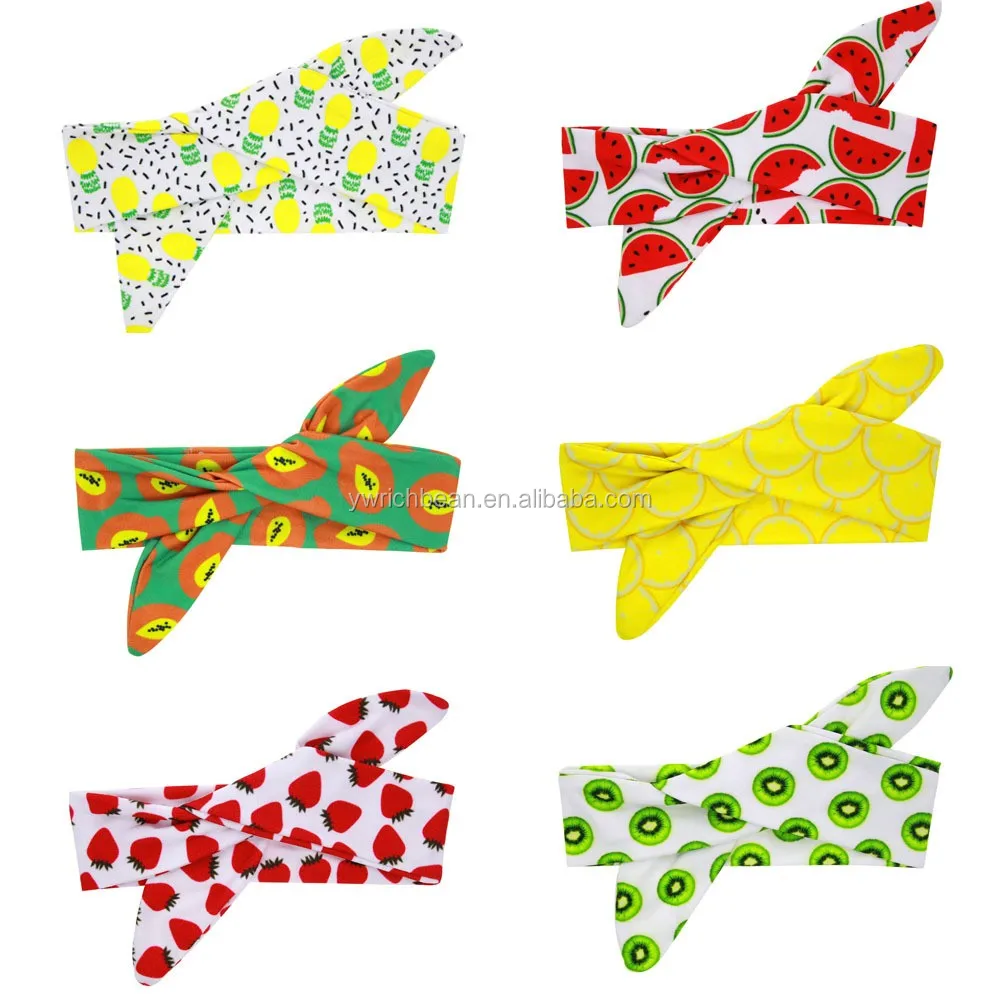 Hot-penjualan Musim Panas Anak Buah Dicetak Headband 