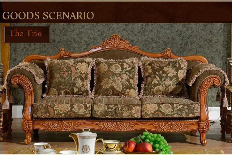 living room furniture modern fabric sofa European sectional sofa set o10254