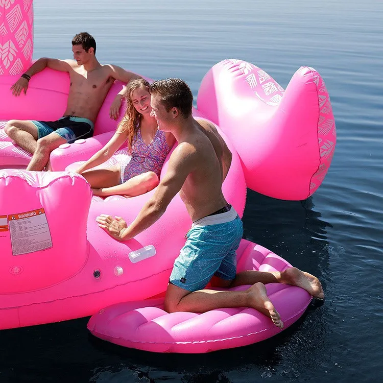 giant flamingo float