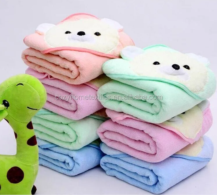 Baby Hooded Towel Cartoon Velvet Animal Baby Bath Towel Toddlers Newborn Baby Hooded Towel Children Bath Robe Blanket Sleeper 60566181819