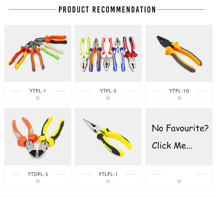 High Quality Professional 8 Inch Germany Type Combination Pliers