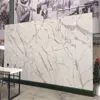 Italy emporium using black veins white marble