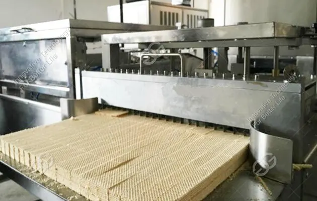 Automatic Chocolate Enrobing Wafer Biscuit Making Machine