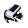 MTB Bike headlight 1200 Lumen USB Rechargeable 4 LED Handlebar Solar Powered 120DB Speaker Horn Torch bicycle front light dynamo