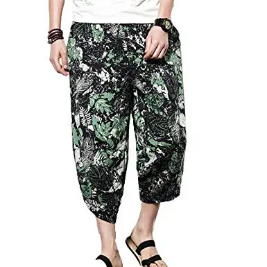 White Thai Fisherman Trouser Pant Soft Cotton Yoga Fitness Meditation Summer