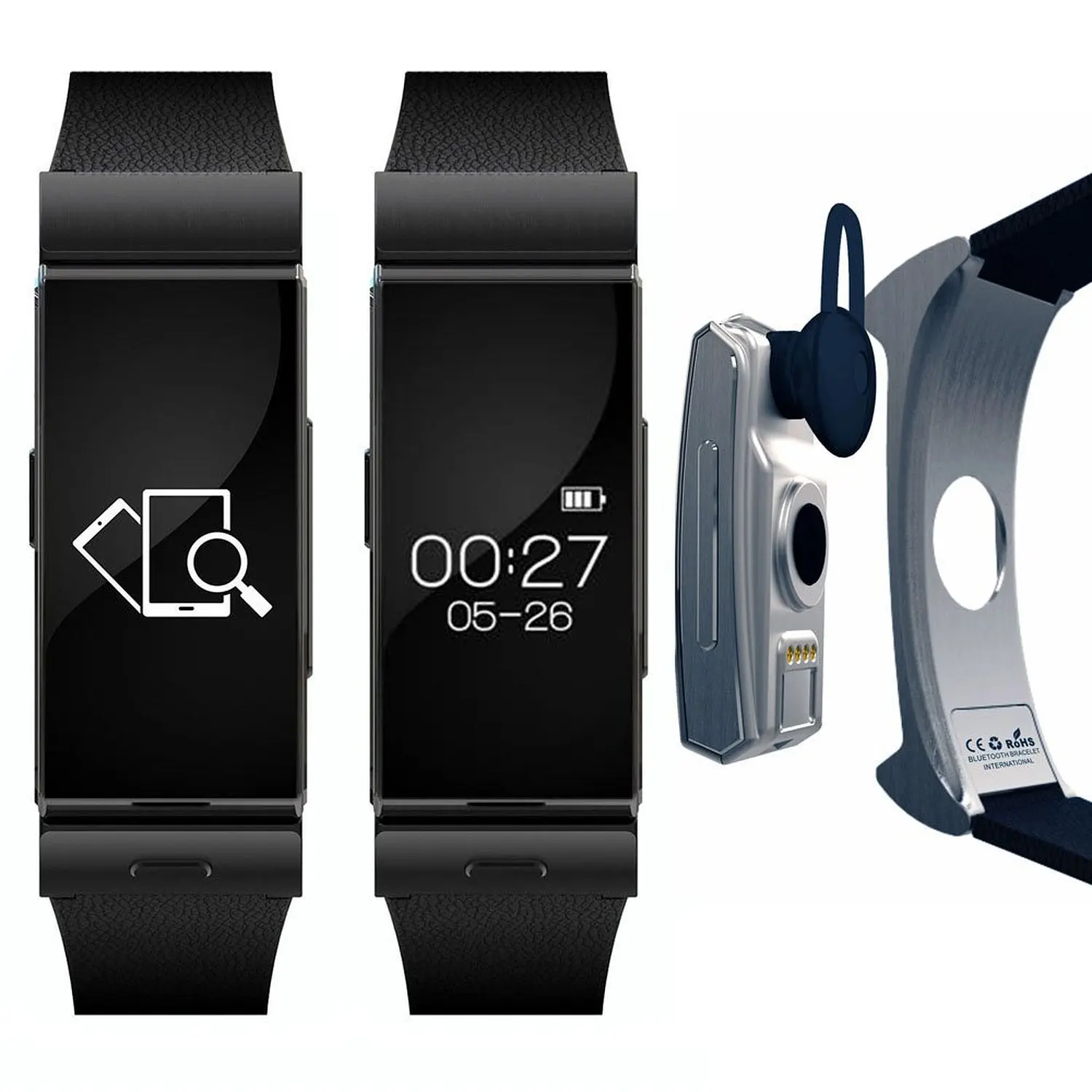 Nokia Bracelet Phone Find Deals On Line Get Quotations Indigi Bluetooth Oled Display Smart Watch Phone Bracelet For All Galaxy S5 S4 Note