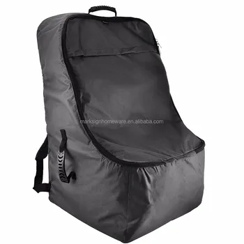 Ballastic Nylon Car Seat Gate Check Bag With Padded Shoulder Strap Ballastic Nylon Car Seat Gate Check Bag With Padded Shoulder Strap