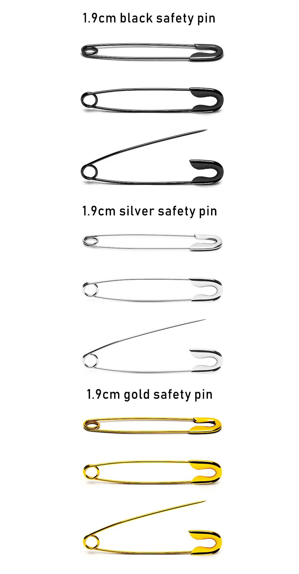 Manufacturer Produces 22cm Gourd Shaped Safety Pins For Garment Hangtags,Metal Pear Shaped Pins