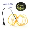 Lowest Price 12V 1.3mm Electroluminescent Wire Lime Green 5M EL Cold Light Thread Powered by Battery for DIY Flower Model
