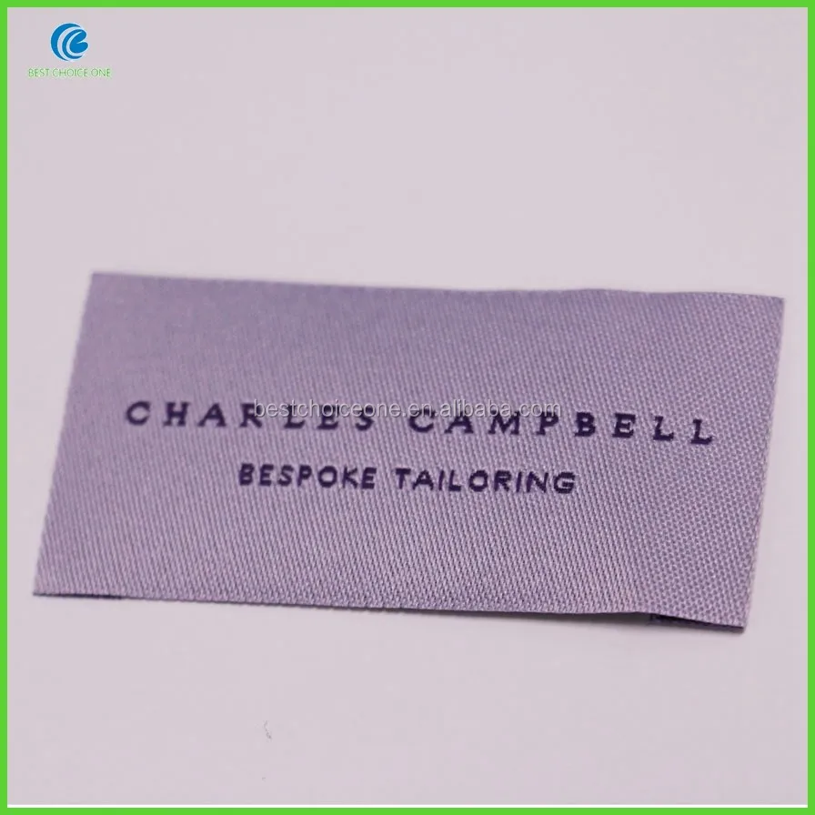 Wholesale Garment Woven Label/tag/customized Clothing Silk Screen Label ...