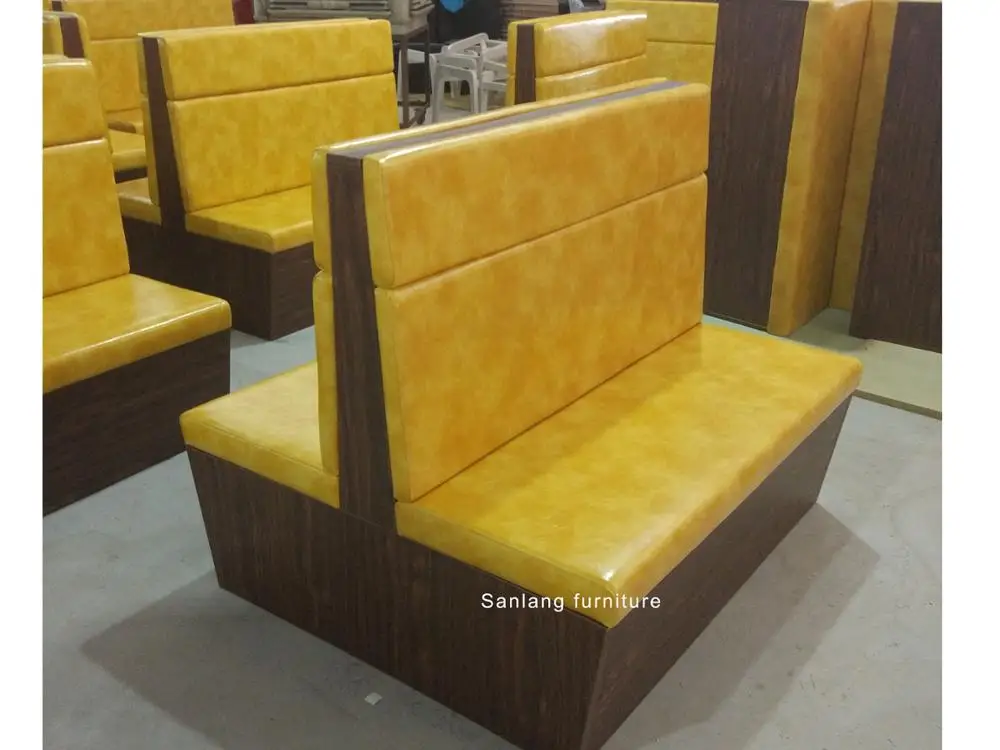 Restaurant Used Chairs And Table Fast Food Booths Sofa Seat For Sale