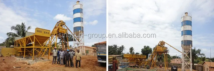 hzs75-concrete-plant-project