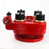dry riser in fire fighting equipment 6'' flange 4 way fire hydrant breeching inlet 4 way breeching inlet