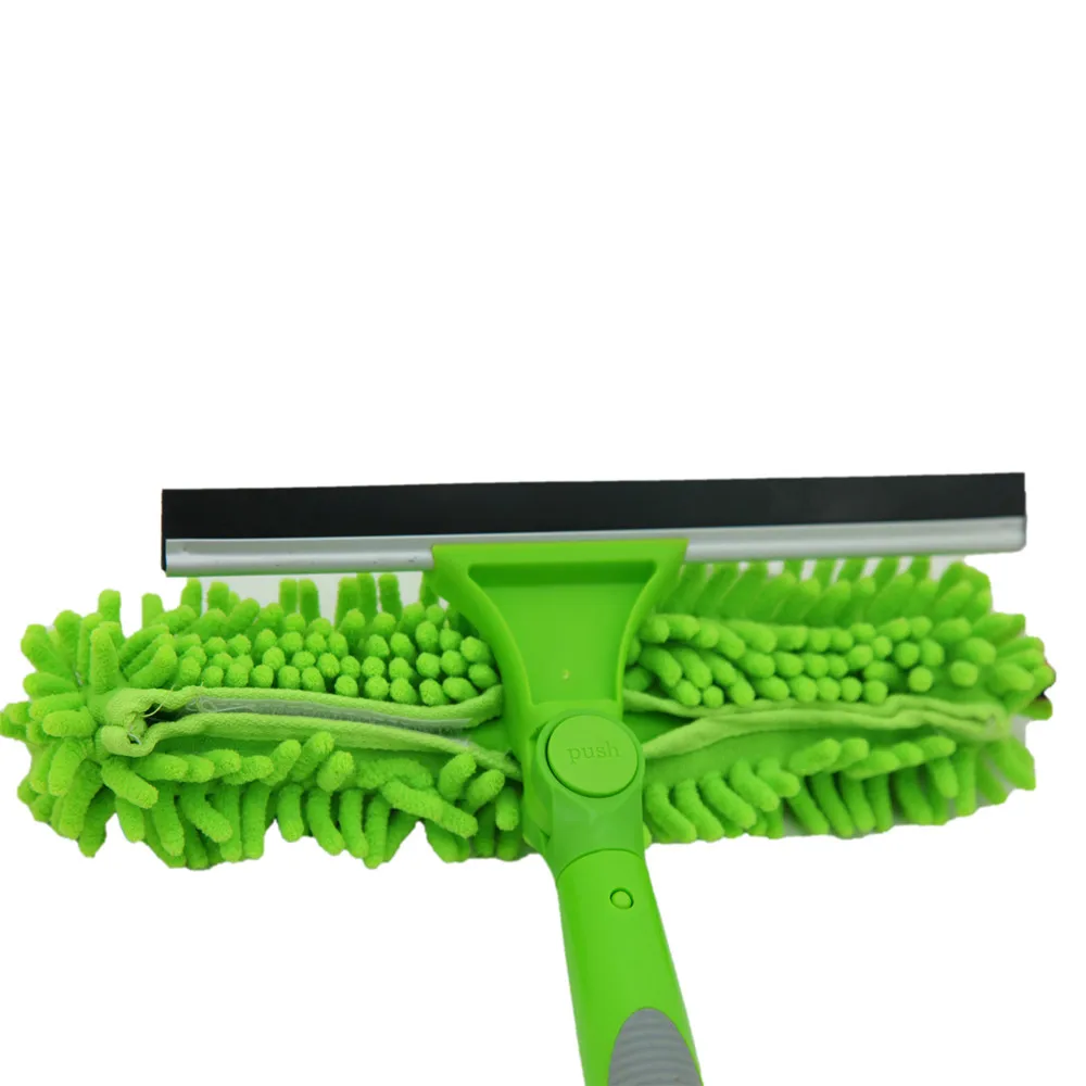 High Quality Window Squeegee And Wiper Telescopic Handle Magic Double