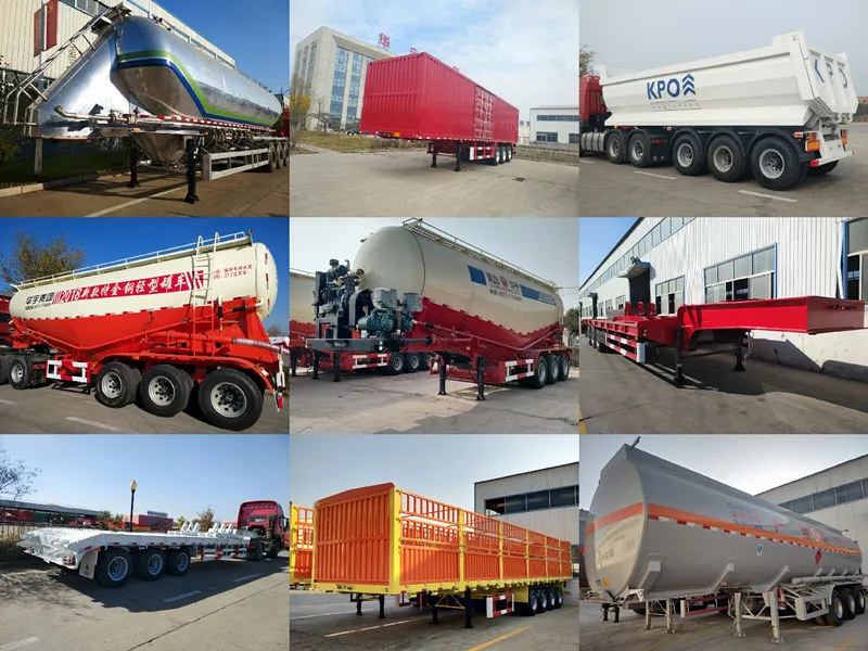 3 Axles Bulk Cement Powder Tank/Tanker Semi Trailer for Sale