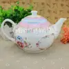 oem and odm ceramic self heating tea pot with candle warmer iran tea kettle set